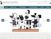Tablet Screenshot of mundaymicroscope.com